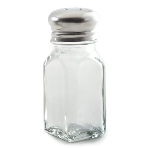 Norpro Glass Salt or Pepper Shaker, Single, As Shown