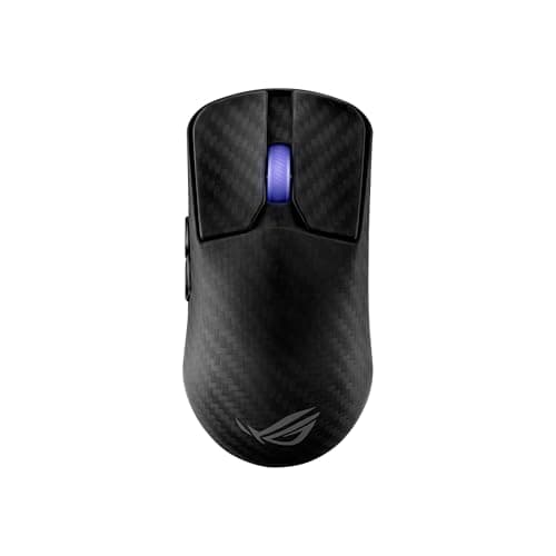 ASUS ROG Harpe Ace Extreme Wireless Esports Gaming Mouse – Carbon Fiber Build, 47g Lightweight, Tri-Mode Connectivity, 42K DPI, up to 70Hr Battery, Glass Skates, Pro-Approved, PC/Mac Support - Black