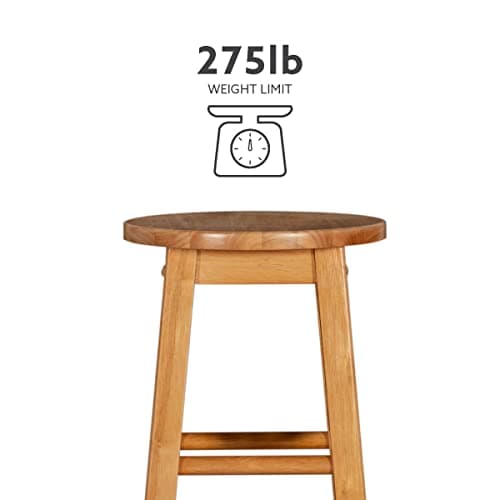 Linon 29-Inch Barstool With Round Seat 7