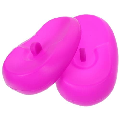 DEARMAMY Hairdressing Ear Cover:3 Pairs Waterproof Silicone Earmuffs for Hair Dye, Flat Iron, Straightener, Hot Styling Tools - Heat Protection Cover 9