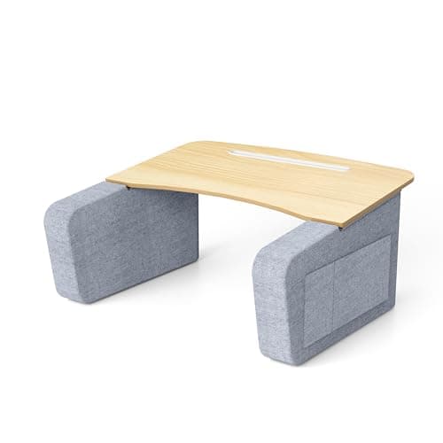 TV Trays for Eating on Couch with Tablet and Phone Slot, Couch Desk with Arm Rest, Lap Desk for Adults, Lap Laptop Table for Bed, Working, Reading and Writing 8