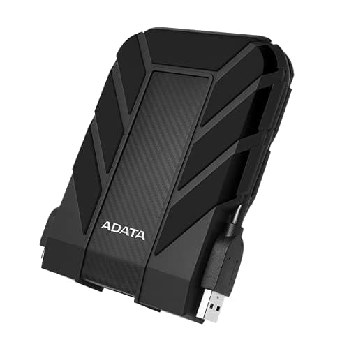 ADATA HD710 Pro - 4 TB External Hard Drive - Shockproof, Waterproof & Dustproof - Durable Storage - For Gamers, Students & Professionals - Mac, PC & Linux Compatible - Black - AHD710P-1TU31-CBK