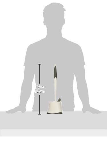 Clorox Under-Rim Toilet Bowl Brush with Corner Storage Caddy, 16 x 5 x 5.5 in 8