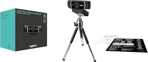 logitech C922 Pro Stream Webcam 1080P Camera for HD Video Streaming & Recording 960-001087(Renewed) 5