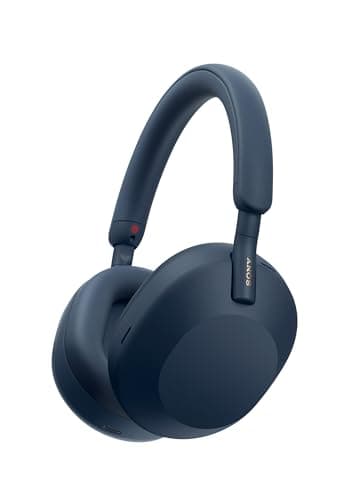 Sony WH-1000XM5 Premium Noise Canceling Headphones, Auto NC Optimizer, 30-Hour Battery, Alexa Voice Control, Midnight Blue