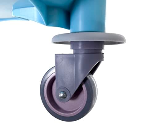 Mop Bucket 25 Quart | Side Press Wringer | 4 Wheels 3" | Blue 8