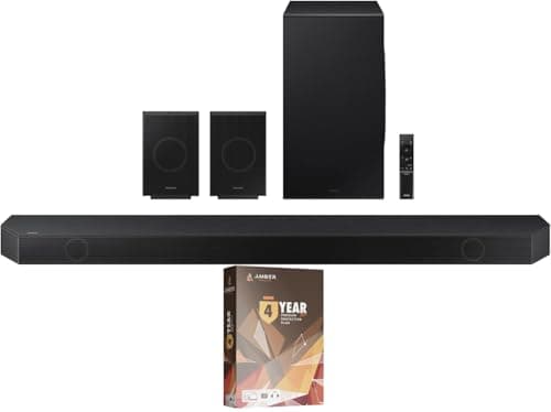 Samsung HW-Q990D 11.1.4ch Soundbar with True Dolby Atmos Sound and 4 Year Amber Protection Plan (2024)