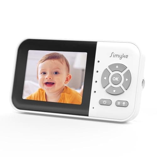 Simyke Video Baby Monitor Add-on Display IPS Screen Compatible with BME28 Baby Monitor
