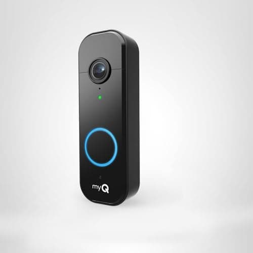 Chamberlain myQ Video Doorbell | 2K Camera, Battery/Wired, Color Night Vision, Live with 2-Way Talk, Motion Detection & Real-Time Alerts, 150 Deg Wide View, Black 11