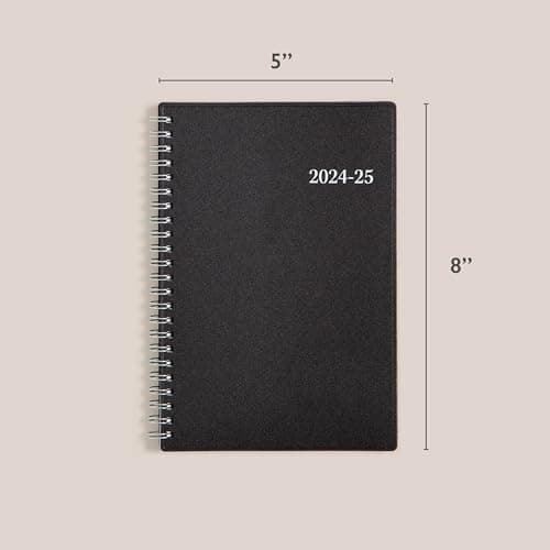 Blue Sky 2024-2025 Academic Year Weekly and Monthly Planner, 5" x 8", Flexible Cover, Wirebound, Enterprise (150145) 5