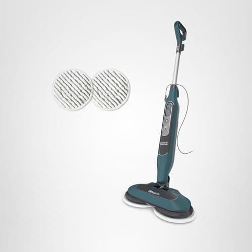 Shark Steam & Scrub All-in-One Scrubbing and Sanitizing Hard Floor Steam Mop, 2 Steam Modes, 2 Dirt Grip Soft Scrub Pads Included, XL Removable Water Tank, Swivel Steering, Teal, S8002BRN 11