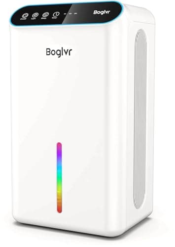 Dehumidifiers, Dehumidifier for Home (85 OZ, 800 sq.ft) Quiet Small Dehumidifier for Bedroom Bathroom Basement with Drain Hose, 3 Gear Timer, Sleep Mode, Auto Shut Off, 7 Color Ambient Light