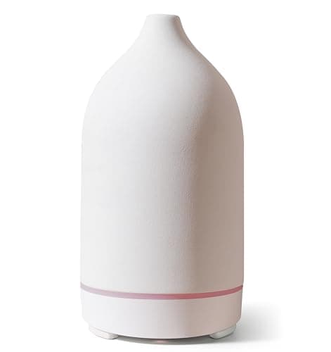 VIVITEST Stone Diffuser,200ML Essential Oil Diffuser, Ultrasonic Aromatherapy Diffusers for Home (White)