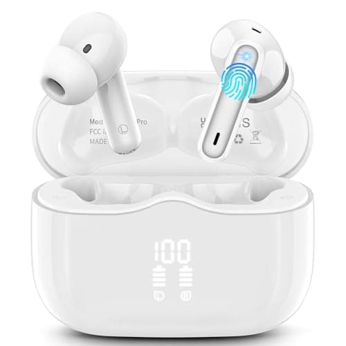 xinwld Wireless Earbuds, Bluetooth 5.4 Headphones in Ear with 4 ENC Noise Cancelling Mic, New Wireless Earphones HiFi Stereo