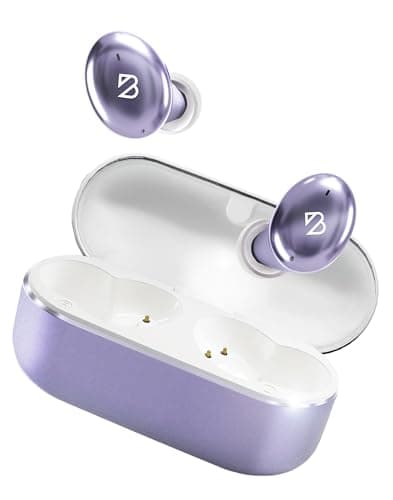 Back Bay Audio Tempo 30 Wireless Earbuds for Small Ears - Award-Winning Sound, Sweatproof Bluetooth Earbuds, Comfortable Ear Buds for Women, Purple Earphones Small Ear Canals, Long Battery Headphones