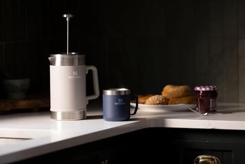 STANLEY Classic Stay-Hot French Press Coffee Maker 48 oz | 5 Minute Brew, 4 Hours Hot | Mesh Filter for Coffee Grounds | Insulated Stainless Steel French Press | BPA-Free | Ash 4