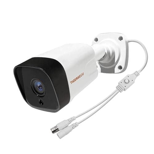 TIGERSECU 5MP Metal Long Range Security Camera for TVI, CVI, AHD, CVBS DVRs, Weatherproof for Indoor/Outdoor Use, Hybrid 4-in-1 with OSD Switch (Power Supply and Coaxial Cable Sold Separately)
