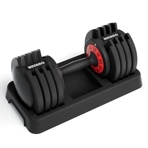 Flash Limp Adjustable Dumbbells 55LB Single Dumbbell 5 in 1 Free Dumbbell Weight Adjust with Anti-Slip Metal Handle, Ideal for Full-Body Home Gym Workouts