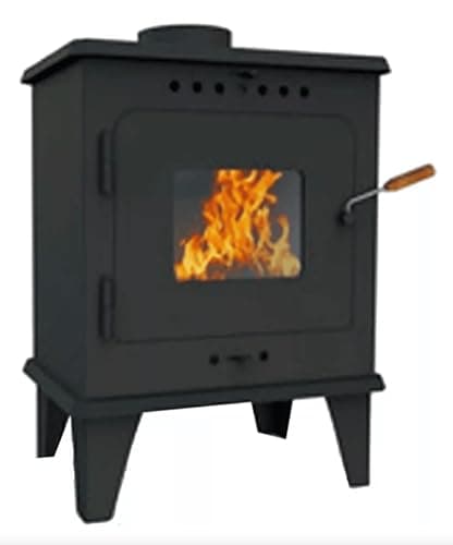 Wood Stove Heater – 63,000 BTU/h - High-Efficiency | Dual Combustion (Wood & Pellet) | Heats Up to 1,615 sq. ft.