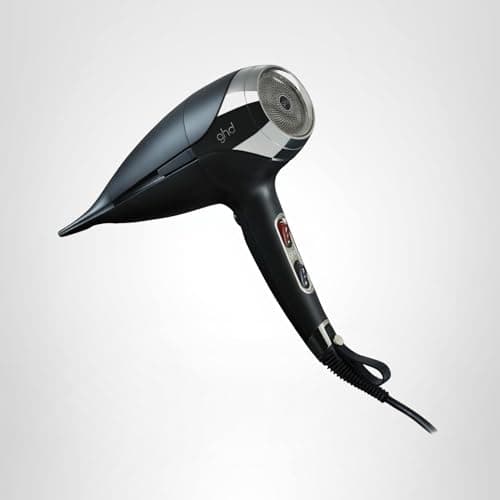 ghd Helios Professional Hair Dryer - Advanced 1875W Blow Dryer with Aeroprecis Technology, 75mph Airflow, Ionic Frizz Control, More Shine, Lightweight Design and Low Noise - Black 10