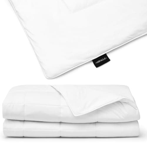Miracle Made Cool-to-The-Touch Comforter – Silver-Treated, Soft, Breathable Fabric – Lightweight, Cozy Bedding Designed for Hot Sleepers – King Size Blanket, White