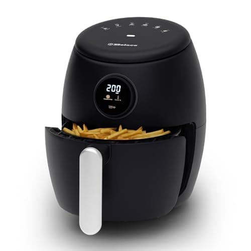 Belaco Air Fryer, 2.1Qt Digital Display, Rapid Air Circulation, Air Fryers, 60 Min Timer, Small Air Fryer, Adjustable Temperature, Dishwasher Safe Basket BEL-AF-02