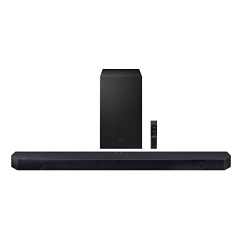 SAMSUNG HW-Q700C 3.1.2ch Soundbar w/Wireless Dolby Audio, Q-Symphony, SpaceFit Sound Pro, Adaptive Sound, Game Mode Pro, Airplay 2, Tap Sound, Chromecast and Alexa Built-in