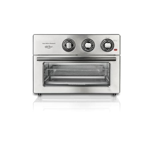 Hamilton Beach Toaster Oven Air Fryer Combo, Includes Bake, Broil, and Toast, Fits 12” Pizza, 1800 Watts, 6 Cooking Modes, Stainless Steel 5