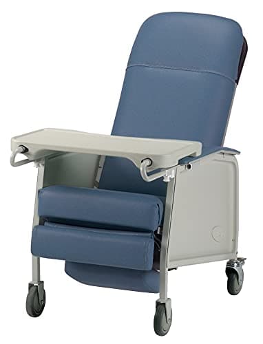 Invacare Traditional Three-Position Recliner, 19" Seat Width, 250 lb. Weight Capacity, Blue Ridge, IH6074A/IH61