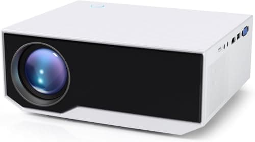 ZDK Native 1080P 18000 Lumen 4K Supported Projector with wifi and bluetooth, Bedroom Outdoor Indoor Projector Compatible with Smartphone, HDMI, USB, AV, Fire Stick, PS5 for Home, Bedroom, Outdoor Use