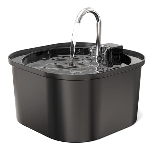 Cat Water Fountain: 84oz/2.5L Pet Water Fountain for Cats Indoor, Super Silent Automatic Cat Drinking Fountain, BPA Free