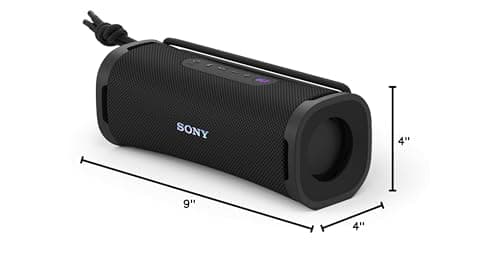 Sony ULT Field 1 Waterproof Portable Bluetooth Speaker, Enhanced Bass, 12h Battery, IP67 Rated Dustproof Shockproof Rustproof, Detachable Strap (SRSULT10B), Black 14