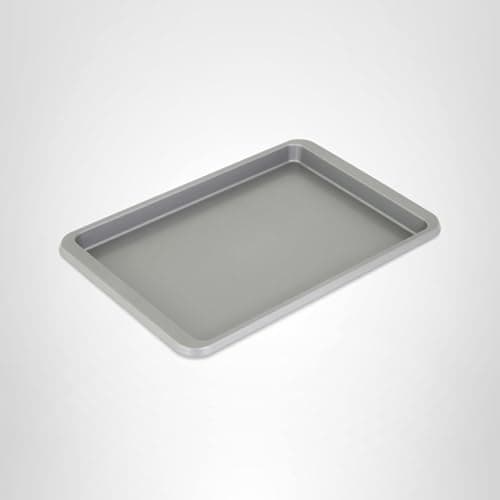 KitchenAid 9x13in Nonstick Aluminized Steel Baking Sheet, Contour Silver 8