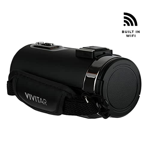 Vivitar 4K Video Camera, Wi-Fi Ultra HD Camcorder with 18x Digital Zoom, 3” IPS Touchscreen Video Recorder with Night Vision, Vlogging Camera with 3.5mm Microphone Jack, Rechargeable, SD Card Slot 8