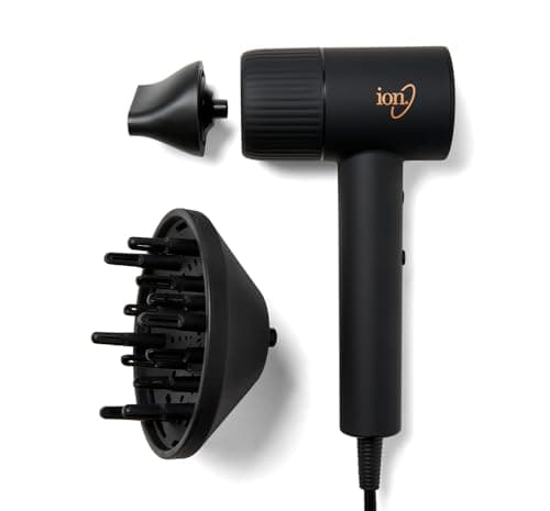ion Luxe Turbosonic Hair Dryer, 2 Heat & Speed Settings, Supersonic Motor, 9 ft Cord, 1600W