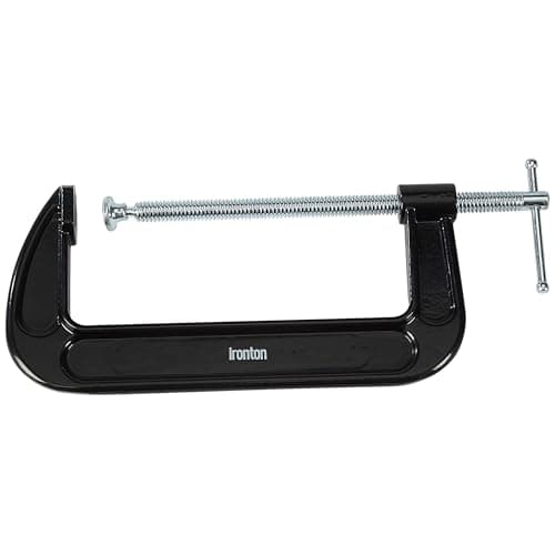 Ironton 8in. C-Clamp, 12,000-Lb. Clamping Pressure, 7.9in. Opening