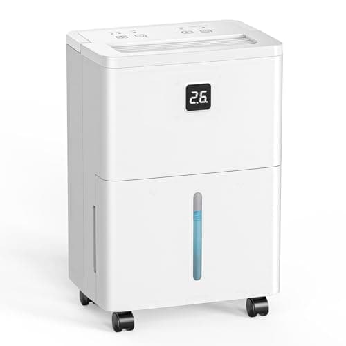 DEVERSE Max 25 Pints Dehumidifier for Home/Bedroom/Basement, 3000 Sq.Ft Coverage, with Drain Hose, Smart Humidity Control & Large Tank