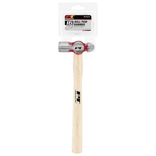 Performance Tool W1134-16 16 oz. Ball Pein Hammer with Hardwood Handle 5