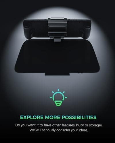 NEWQ 2-in-1 Steam Deck Battery Bank & Stand for Steam Deck/Steam Deck OLED, 20000mAh 65W PD3.0 Fast Charging Power Bank, Steam Deck Accessories, with Dual USB C Cables（Not Suitable for Case） NQ-SD-02 7