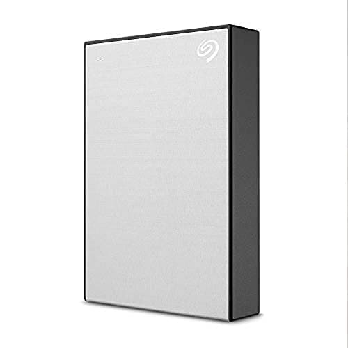 Seagate One Touch HDD with Password 5TB External Hard Drive – Silver, for PC Laptop Mac and Chromebook, (STKZ5000401) (Renewed)