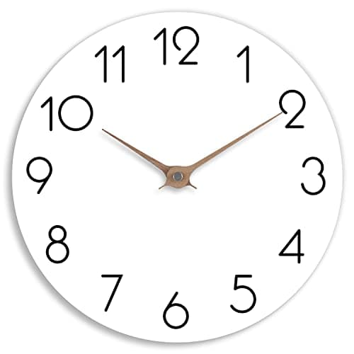 cicininc Wall Clock - White 10 Inch