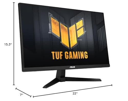 ASUS TUF Gaming 25” (24.5 viewable) 1080P Gaming Monitor (VG259Q3A) – FHD, 180Hz, 1ms, Fast IPS, Extreme Low Motion Blur, FreeSync, Variable Overdrive, Speakers, 99% sRGB, Shadow Boost 3yr Warranty 13
