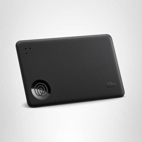 Life360 Tile Slim - Wallet Finder, Bluetooth Tracker and Item Locator for Luggage Tags, Passports and More. Both iOS and Android Compatible. Phone Finder. 1-Pack (Black) 9