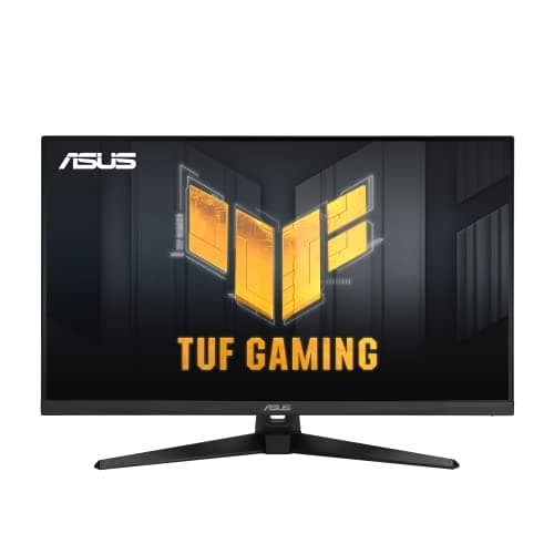 ASUS TUF Gaming 32” (31.5” viewable) 4K HDR DSC Gaming Monitor (VG32UQA1A) - UHD (3840 x 2160), 160Hz, 1ms, Extreme Low Motion Blur Sync, Freesync Premium, HDMI2.1, Speakers, 120% sRGB, DisplayHDR 400 8