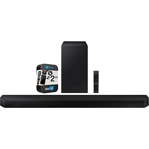Samsung HW-Q600B/ZA 3.1.2ch Soundbar with Dolby Audio DTS:X 2022 Bundle with 2 YR CPS Enhanced Protection Pack