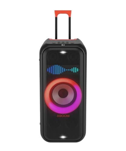 LG XBOOM XL7 Portable Tower Speaker with Pixel LED Lighting and up to 20 Hrs of Battery Life, Black