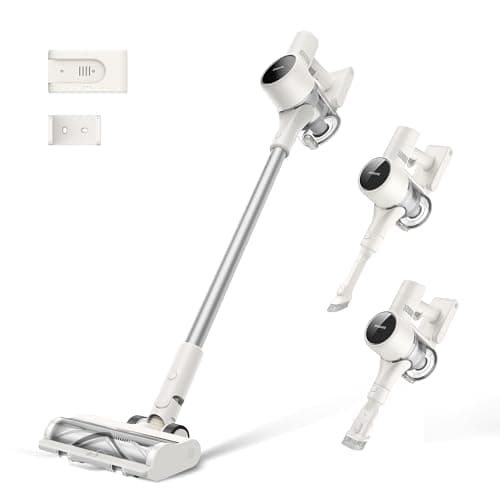 DREAME Cordless Vacuum Cleaner R10 Pure, 120AW Powerful Suction, Stick Vacuum Cleaner for Home, Anti-Tangle, LED Headlights, Up to 60 Mins Runtime, Lightweight for Carpet, Hard Floor, Pet Hair