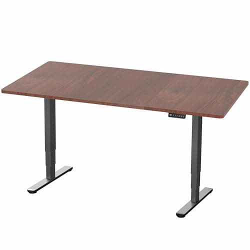 VIVO Electric 71 x 36 in Dual Motor Sit Stand Desk, Memory Height Adjustment, 2B Series, Dark Walnut Top Black Frame, DESK-KIT-2B7D-36 9