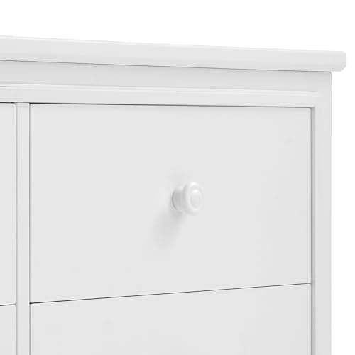 Delta Children Perry 6 Drawer Dresser - Greenguard Gold Certified, Bianca White 5