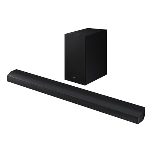 Samsung HW-B750D/ZA 5.1 ch Soundbar w/ Dolby Audio, Surround Sound expansion, Bass Boost, Adaptive Sound, DTS Virtual:X, Wireless Subwoofer, 2024